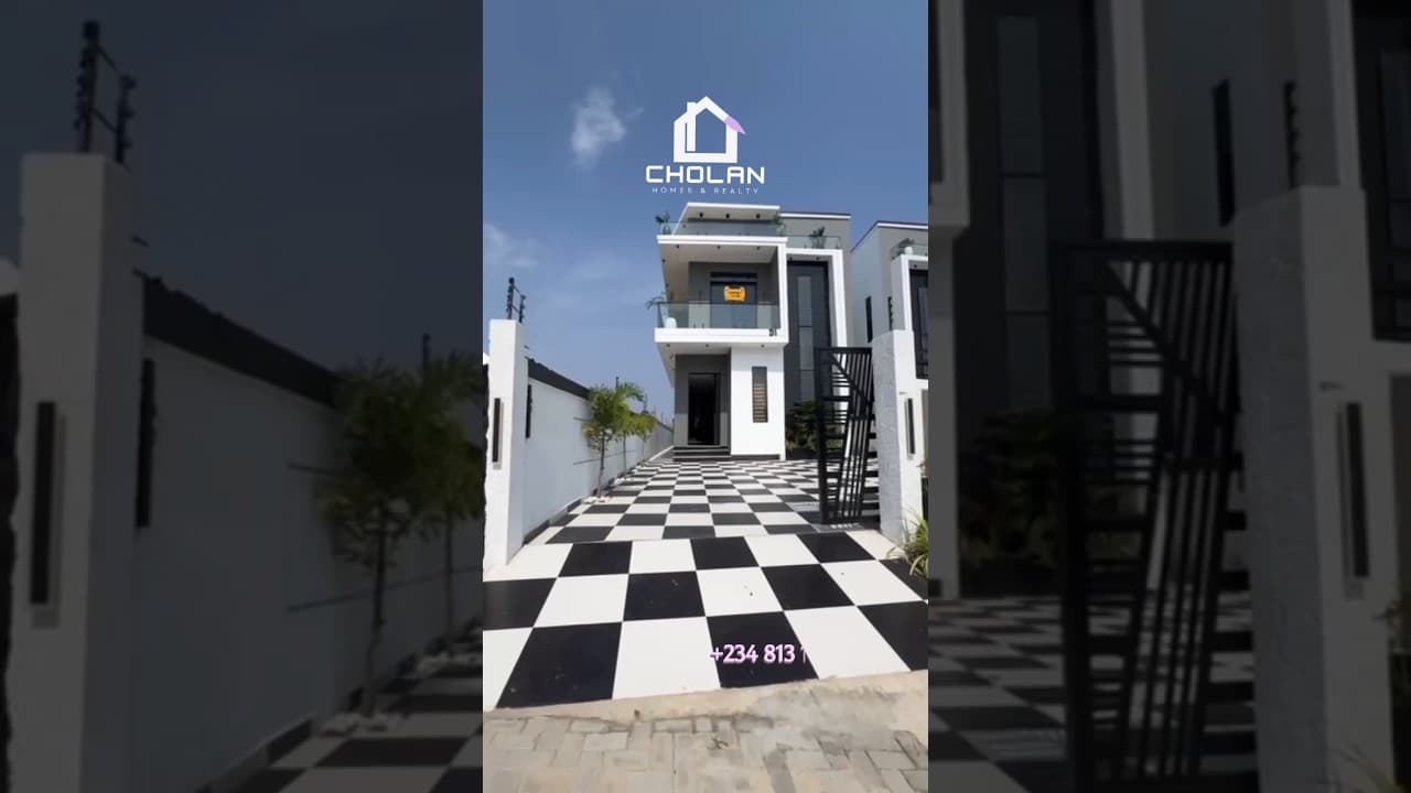 🔥🏘 EXQUISITE 4BEDROOM DETACHED DUPLEX