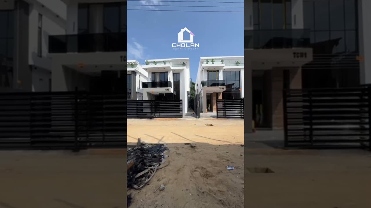 ⚡️NEWLY BUILT 5BEDROOMS DETACHED DUPLEX WITH MASSIVE SWIMMING POOL AND GYM